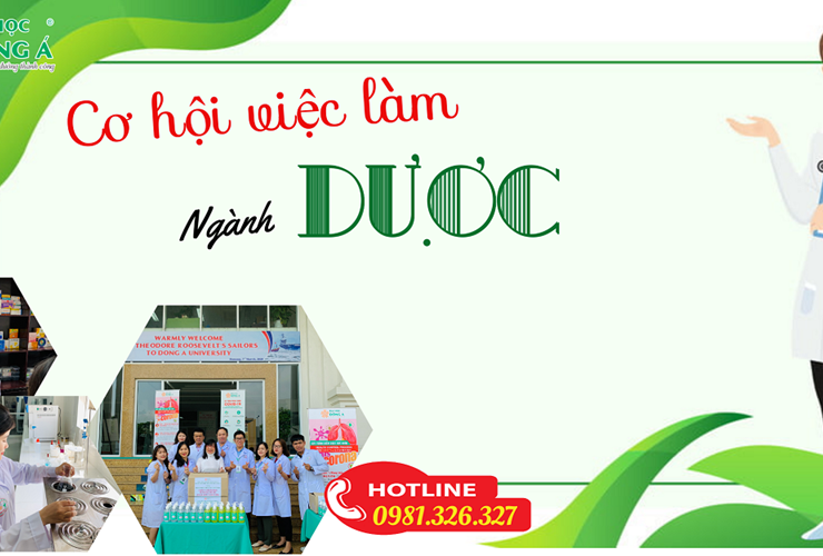 Cơ hội việc làm ngành Dược tại Đại học Đông Á